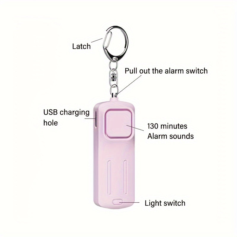 Self Alarm 130dB Women Security Protect Alert Personal Safety Scream Loud Alarm