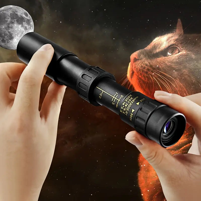 10-300X Zoom HD Portable Monocular - Professional Telescope-1