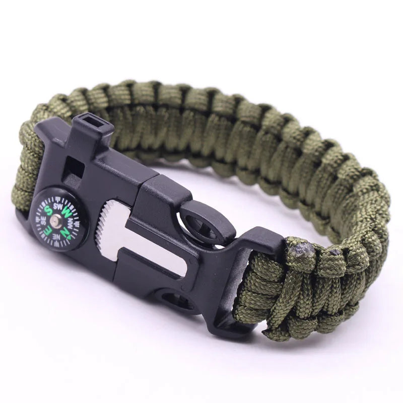 Umbrella Rope Bracelet Survival Hand Rope Outdoor Mountaineering Camping Emergency Life-Saving Bracelet