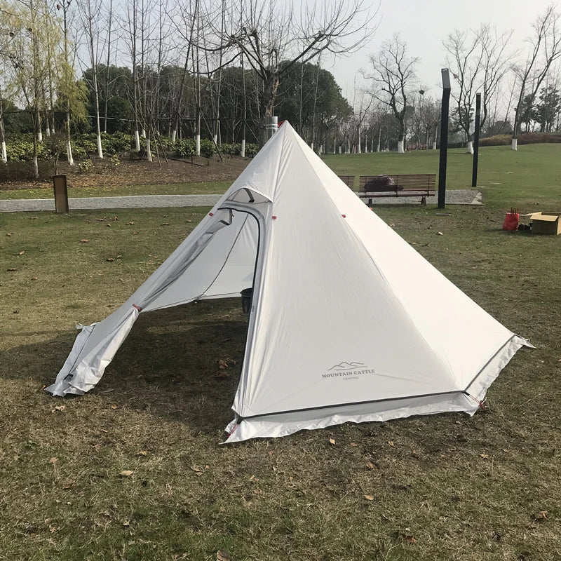 TX320PRO Ultralight Camping Stove Waterproof One Pole Tipi Hot Tent with Aluminum Pole for Bushcraft Hiking