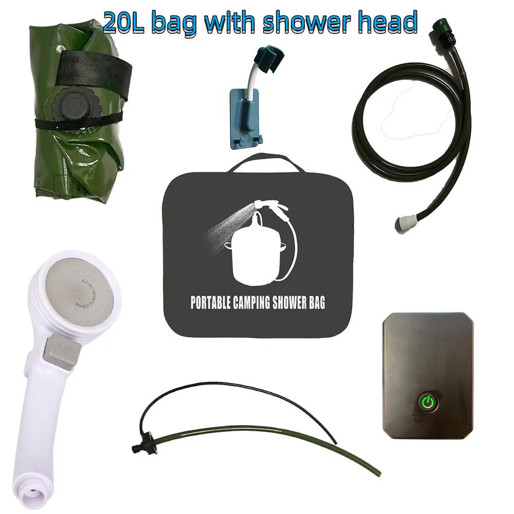 Outdoor Collapsible Foldable Folding Car Water Bags Container Camping Hiking Portable Survival Water Storage Carrier Bag