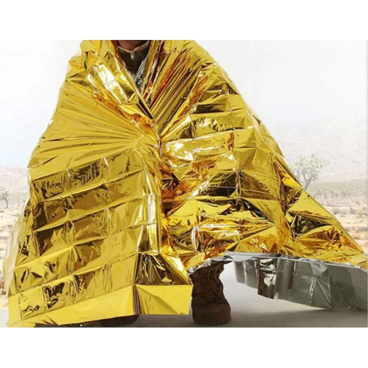 FCJ Emergency Lifesaving Blanket for Outdoor Field for Hypothermia Human Body Safety & Survival Gear