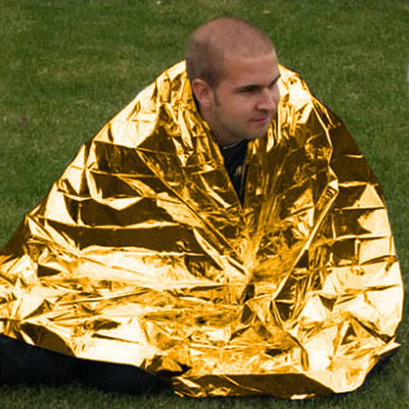FCJ Emergency Lifesaving Blanket for Outdoor Field for Hypothermia Human Body Safety & Survival Gear