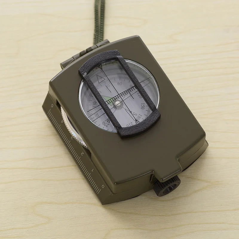 Survival Compass, Orienteering Lensatic Compass, Survival Emergency Luminous Sighting Compass Waterproof Navigation Compasses