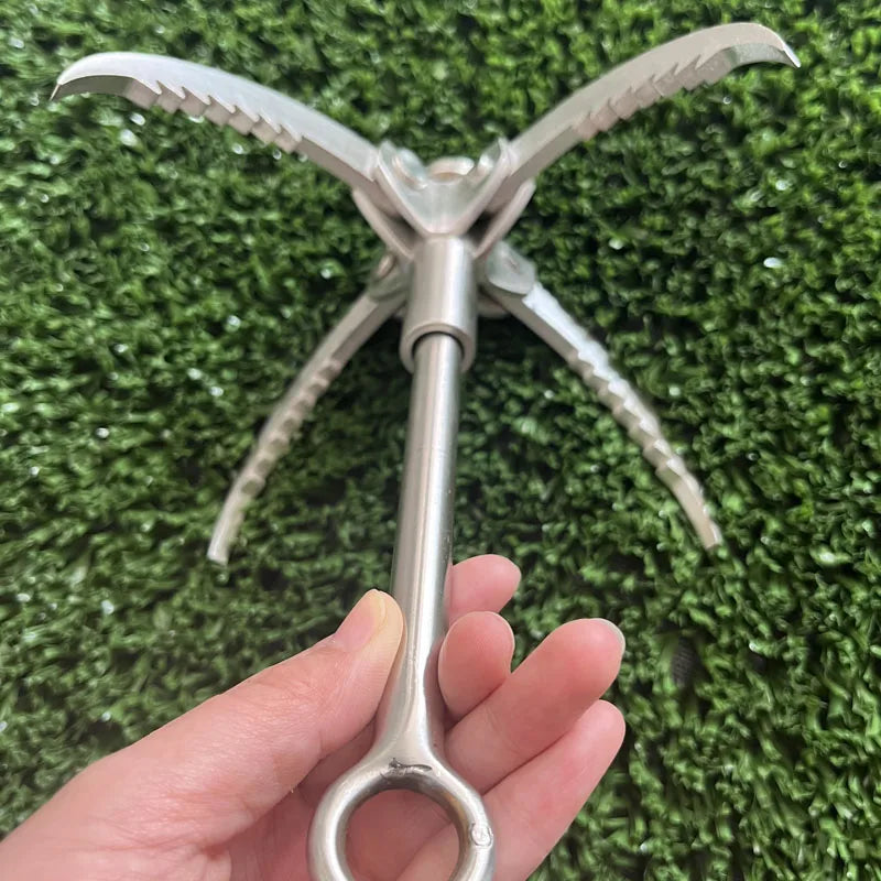 Heavy Duty Survival Grappling Hook for Outdoor Camping Hiking Tree Rock Mountain Climbing Gear-Ropes Cords & Webbing