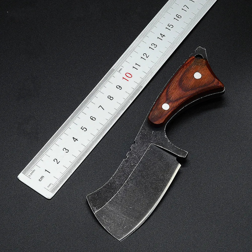 Hot Online Survival Hunting Knife for Outdoor Camping Steel Blade and Wood Handle
