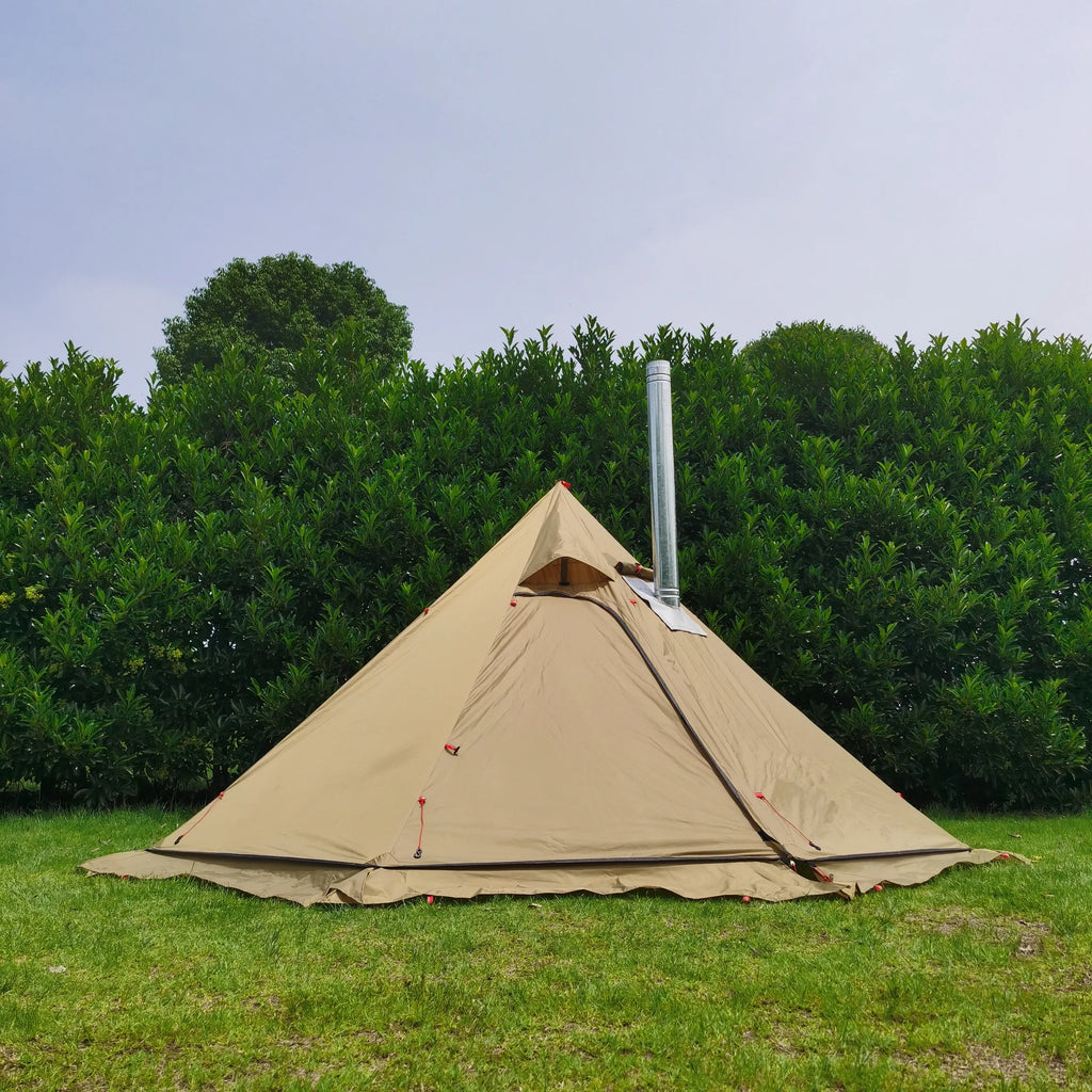 TX320PRO Ultralight Camping Stove Waterproof One Pole Tipi Hot Tent with Aluminum Pole for Bushcraft Hiking