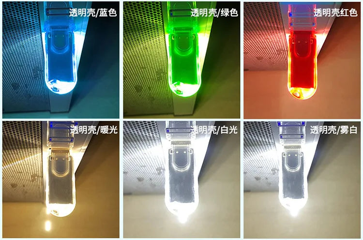White Red Blue Green Portable Mini USB LED Emergency Night Lamp Survival Light for Outdoor or Indoor