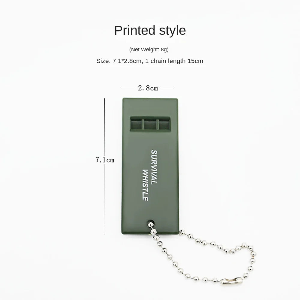 High-Pitched Outdoor Survival First Aid Whistle High Frequency Earthquake Relief Plastic Whistle