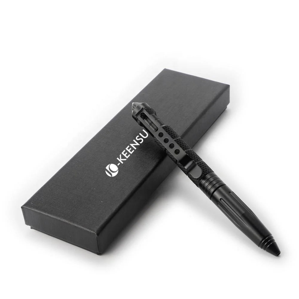Outdoor Aluminum EDC Multi-function Ballpoint Pen Car Window Glass Tungsten Breaker Emergency Tactical Pen for Survival Kits
