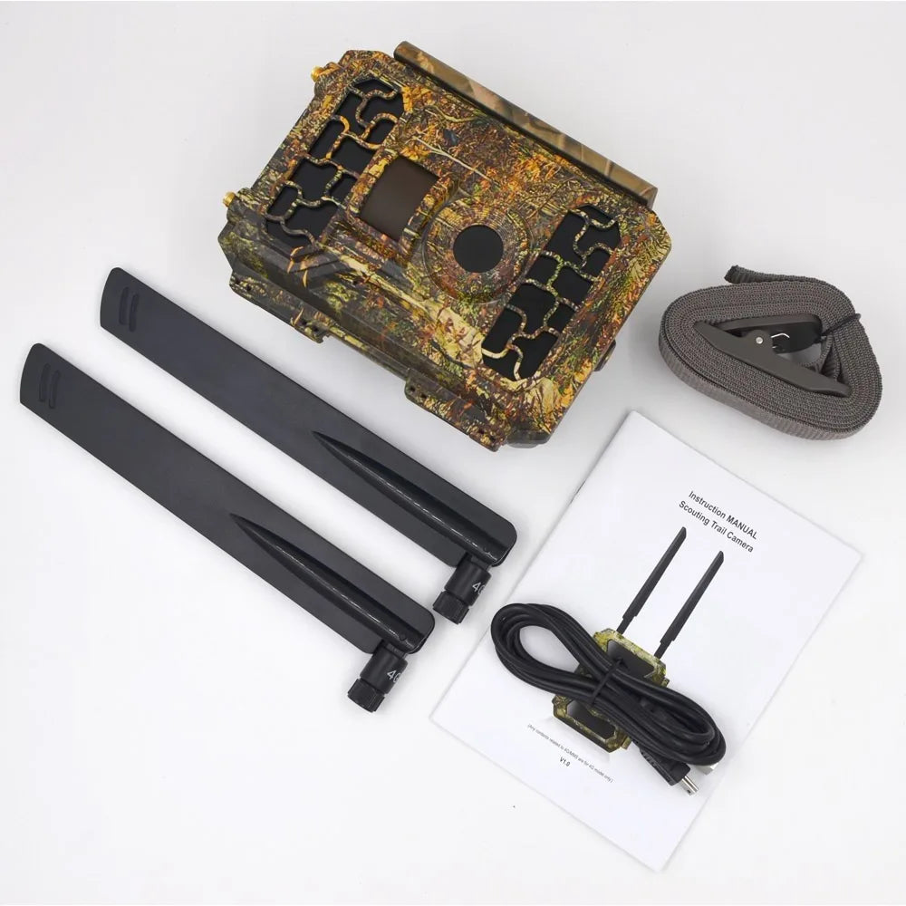 Australia Edition SW4.3G Eyeleaf Outdoor Security Camera Wildlife Trail Hunting 4G 20 Meters Ultra-Long Night Vision GPS CMOS SD
