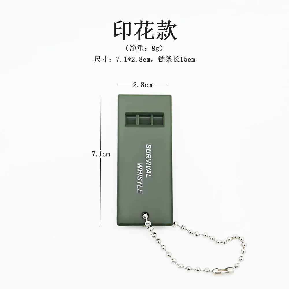 High-Pitched Outdoor Survival First Aid Whistle High Frequency Earthquake Relief Plastic Whistle