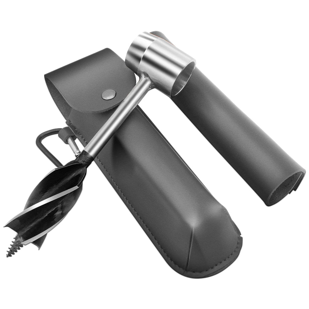 Settlers Durable Survival Tools for Bushcraft Eye Hand Use Wood Auger Drill Bit for Camping and Back Packing