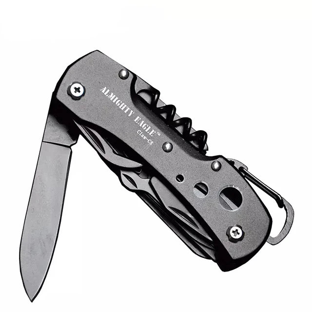 Drop Shipping Stainless Steel Survival Pocket Knife Multi-Tool Folding Knife with Customizable OEM Support
