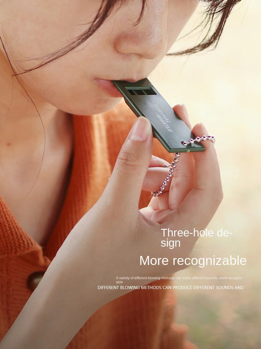 High-Pitched Outdoor Survival First Aid Whistle High Frequency Earthquake Relief Plastic Whistle