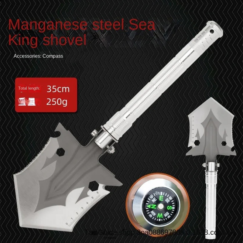 Outdoor Garden Cleaning Tool Snow Spade Portable Survival Camping Folding Multi-function Shovel