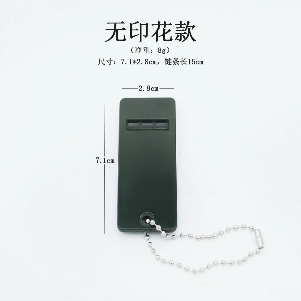 High-Pitched Outdoor Survival First Aid Whistle High Frequency Earthquake Relief Plastic Whistle