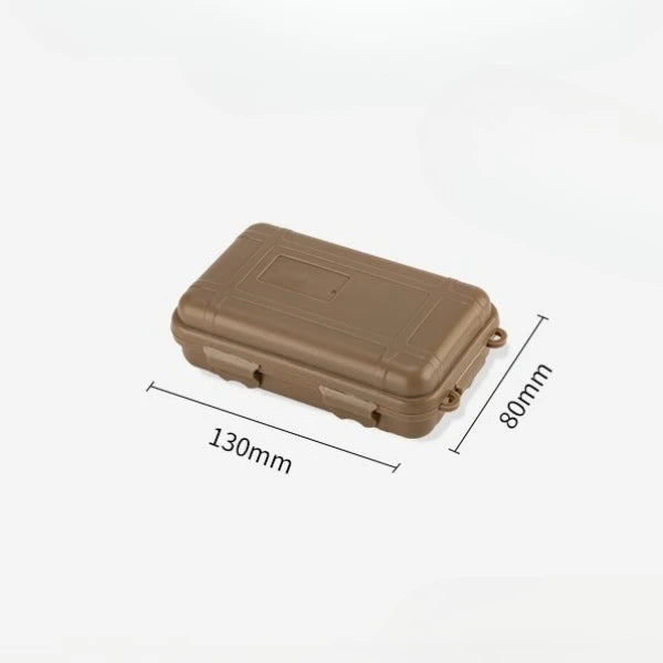 Boîte à outils EDC, Kit de survie pour le camping en plein air, étui étanche aux chocs, boîte scellée, boîte de rangement pour la survie en plein air, 1 pièce