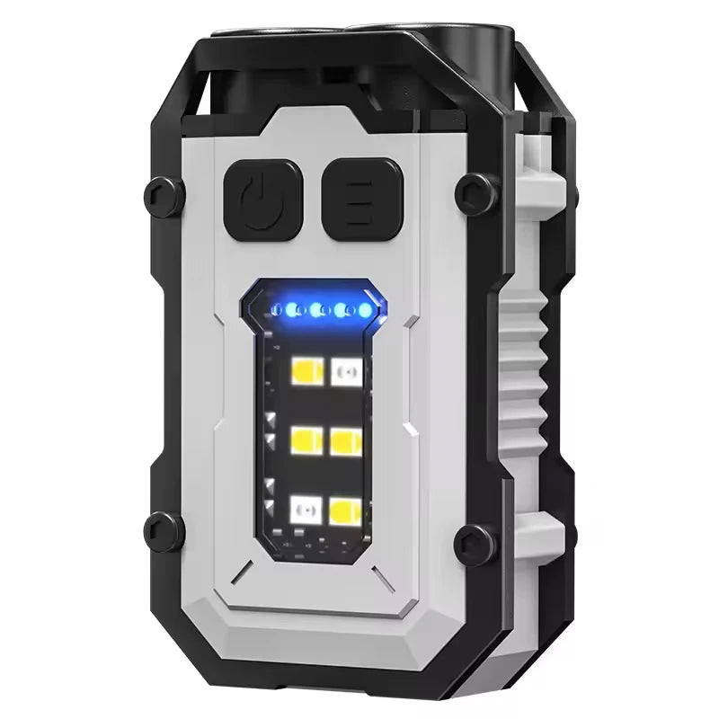 Lampe de poche Led haute puissance, fournitures d'auto-défense fortes, lampe de poche tactique, lampe frontale d'auto-défense Ultra puissante et Rechargeable