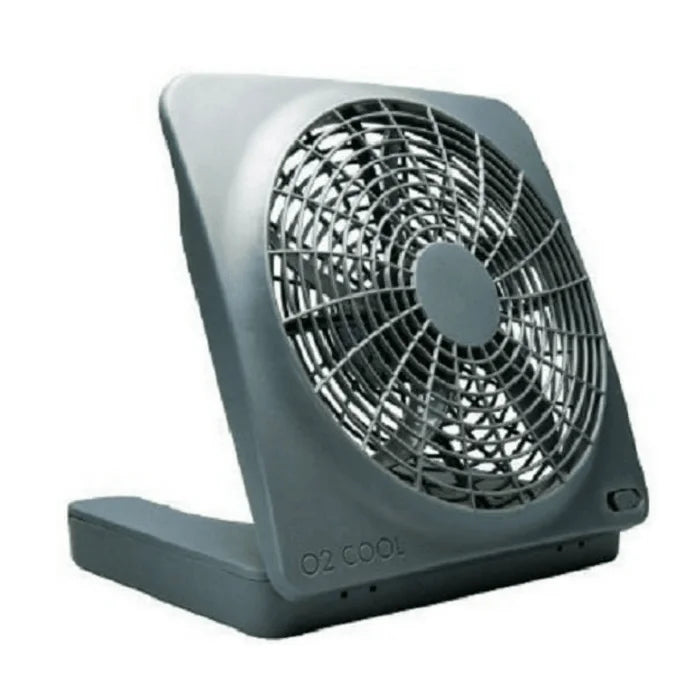 O2COOL 10-Inch Battery or Electric Portable Fan Wearable Camping Fan with Tent Accessory