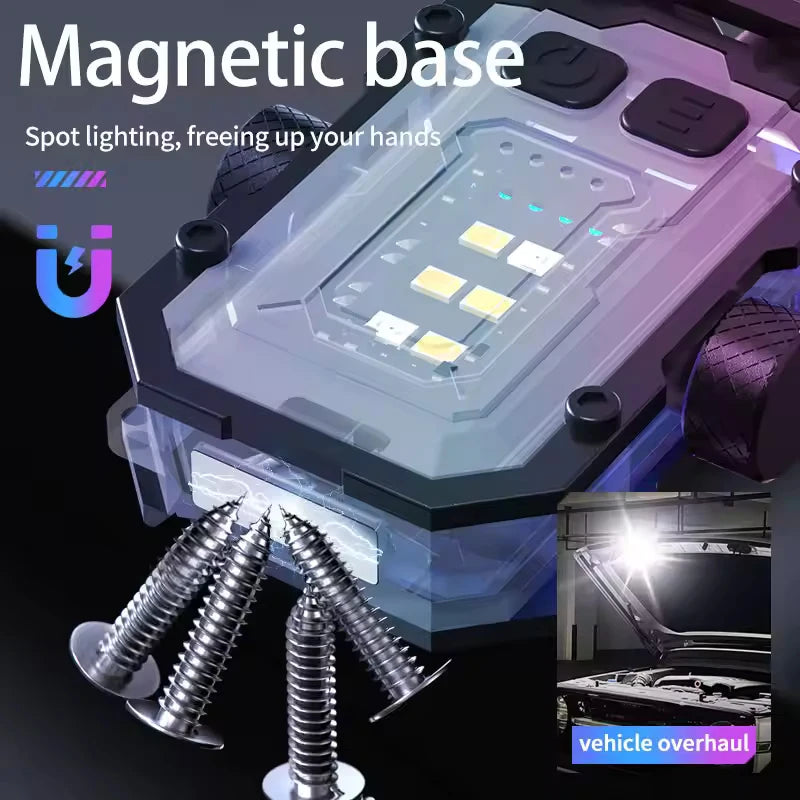 Lampe de poche Led haute puissance, fournitures d'auto-défense fortes, lampe de poche tactique, lampe frontale d'auto-défense Ultra puissante et Rechargeable