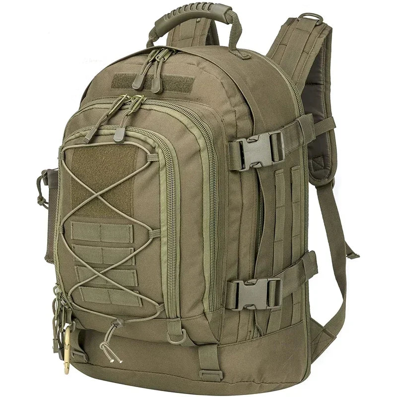 ARMY 60L Military Tactical Backpack Army Molle Assault Rucksack Outdoor Travel Hiking Rucksacks Camping Hunting mochila hombre