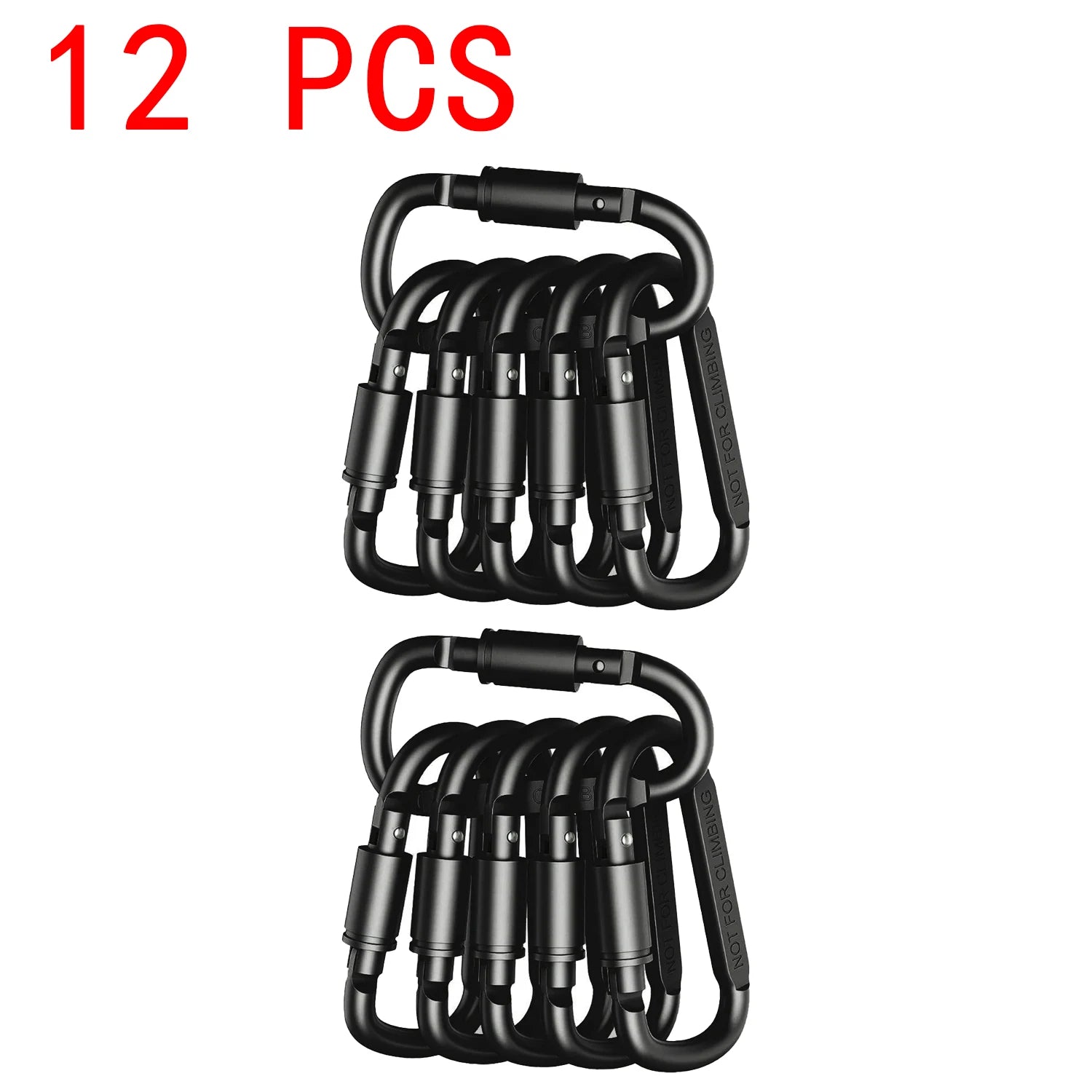 4-6 pièces ensemble de mousquetons pour clé Camping survie EDC extérieur porte-clés Clip alliage d'aluminium tactique mousqueton crochet mousquetons