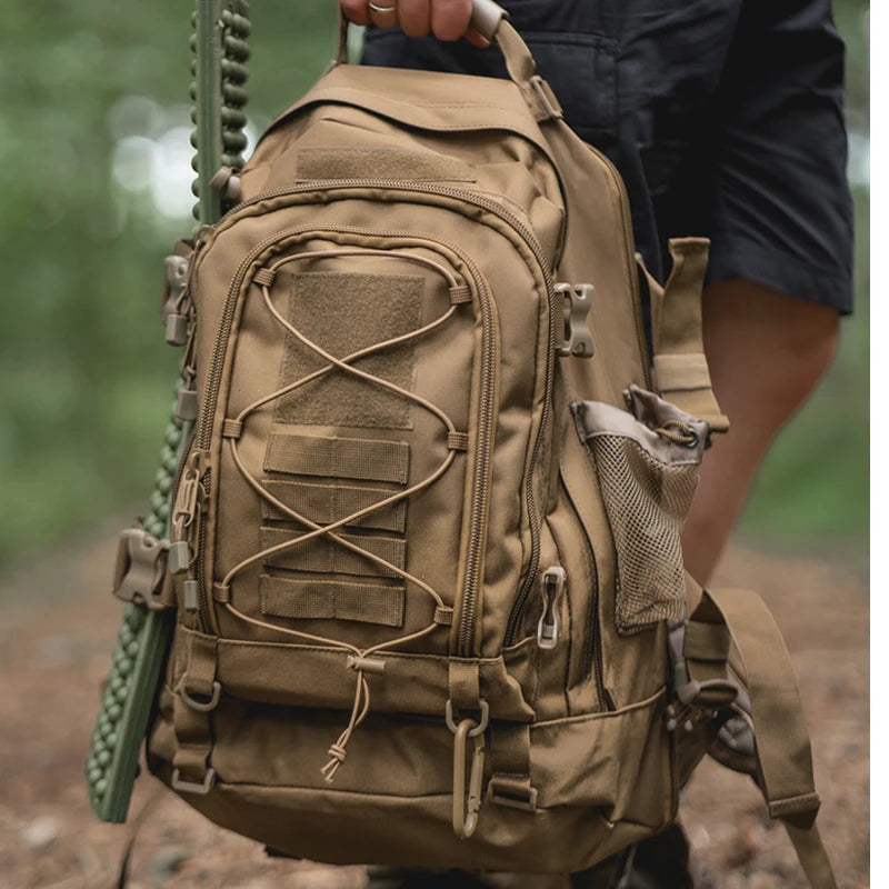 ARMY 60L Military Tactical Backpack Army Molle Assault Rucksack Outdoor Travel Hiking Rucksacks Camping Hunting mochila hombre
