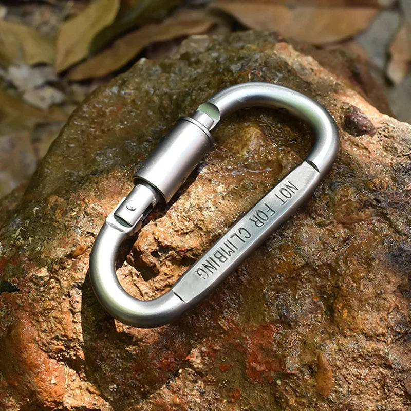 4-6 pièces ensemble de mousquetons pour clé Camping survie EDC extérieur porte-clés Clip alliage d'aluminium tactique mousqueton crochet mousquetons