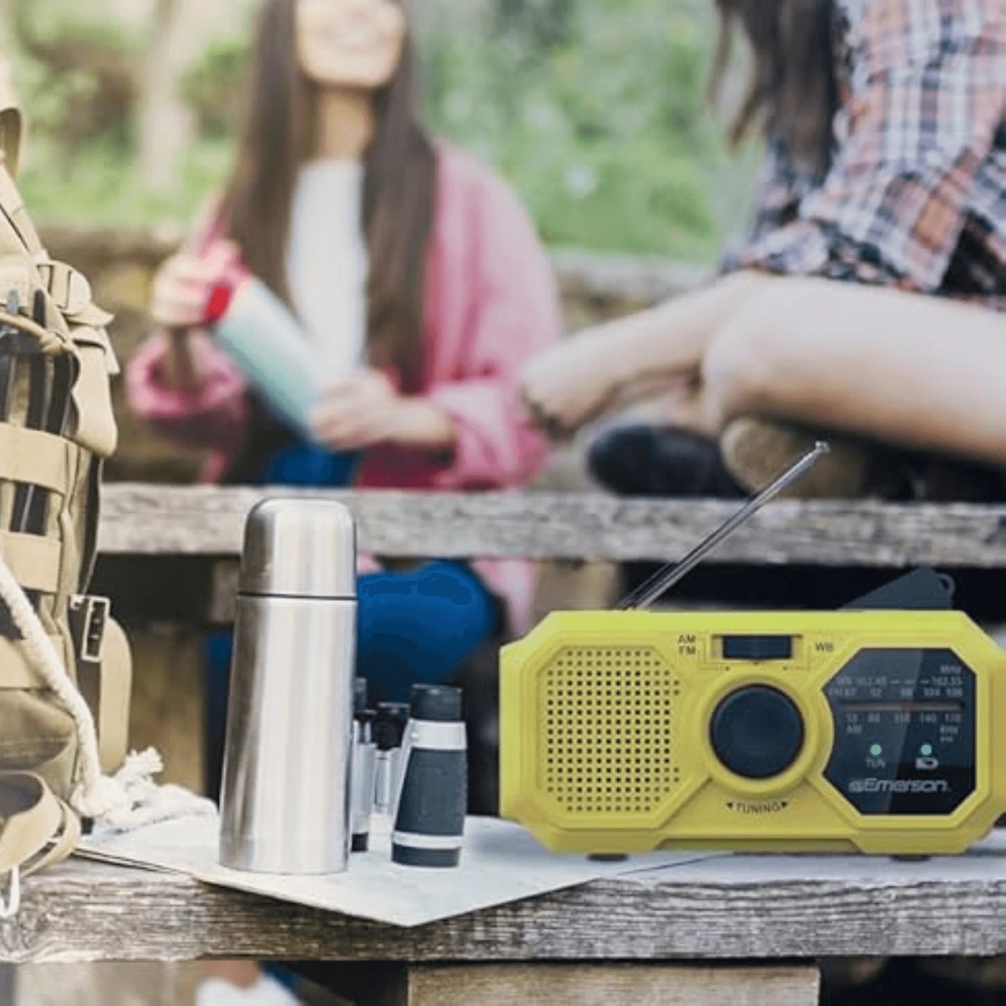 Emergency AM/FM Radio with Weather Band and Power Bank Safety & Survival Gear Product