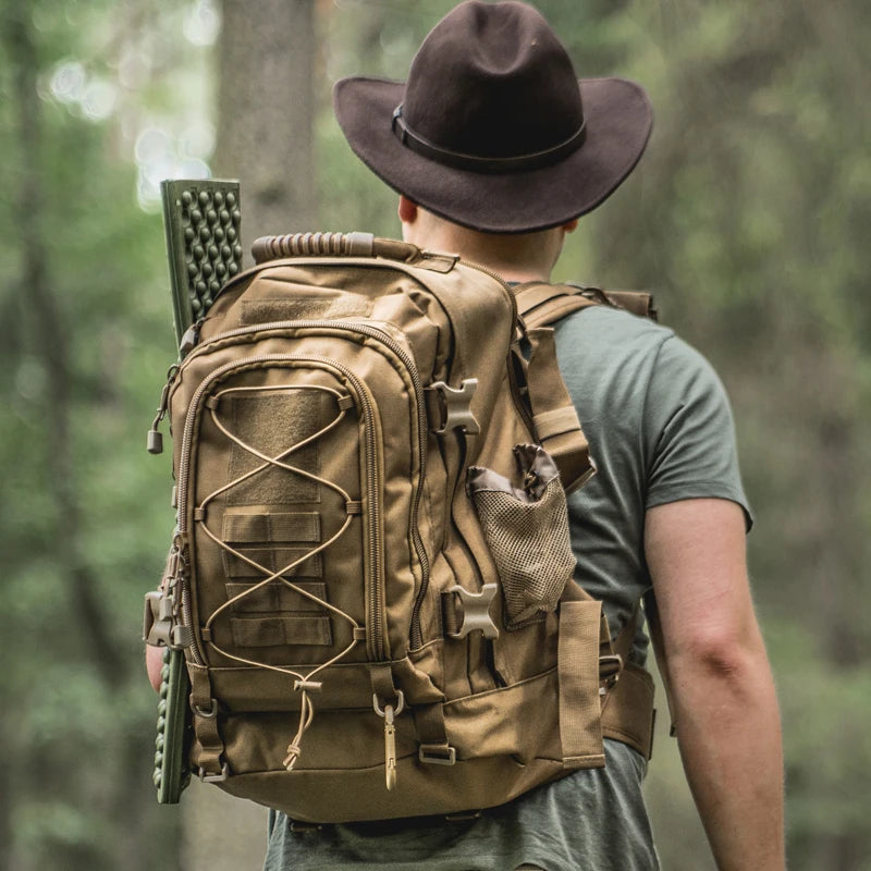 ARMY 60L Military Tactical Backpack Army Molle Assault Rucksack Outdoor Travel Hiking Rucksacks Camping Hunting mochila hombre