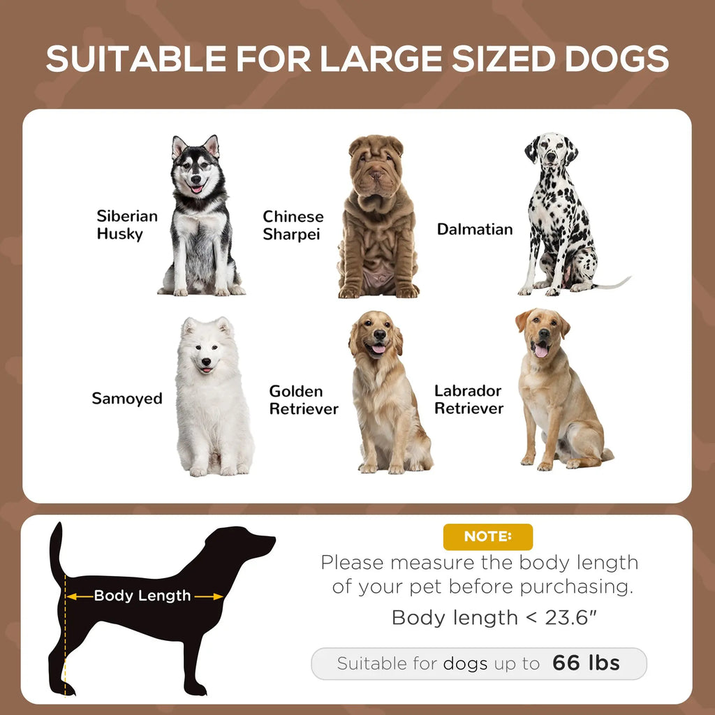 Portable 36-Inch Coffee Dog Cot with UV Protection Canopy Shade Elevate Your Pet's Camping Comfort