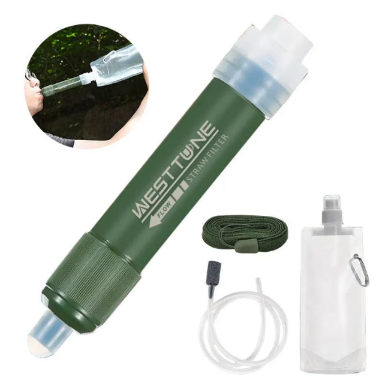 Outdoor Mini Filter Straw Set for Camping Survival-4